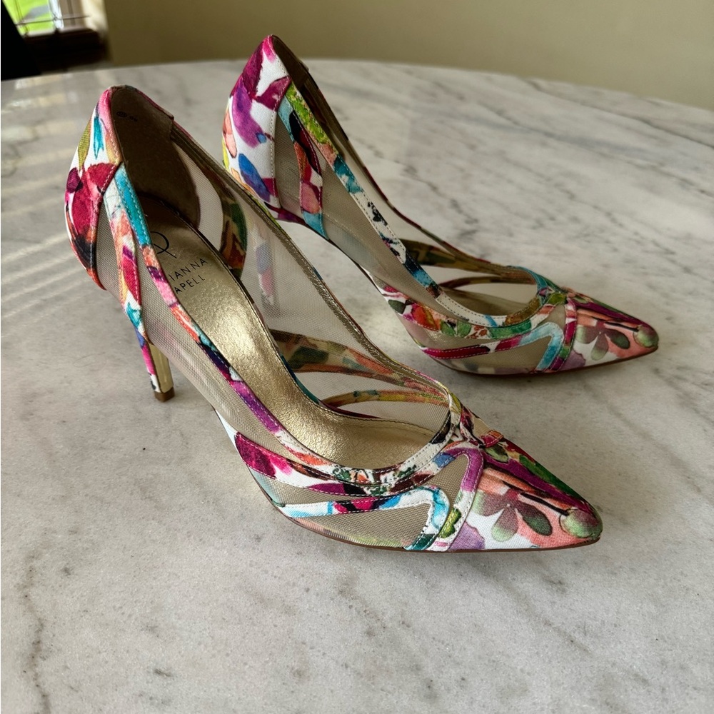 Floral Multicolor Heels